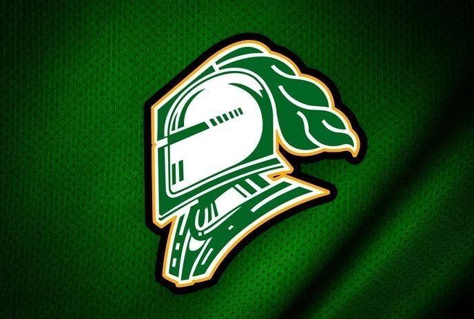 London Knights logo on a green background.