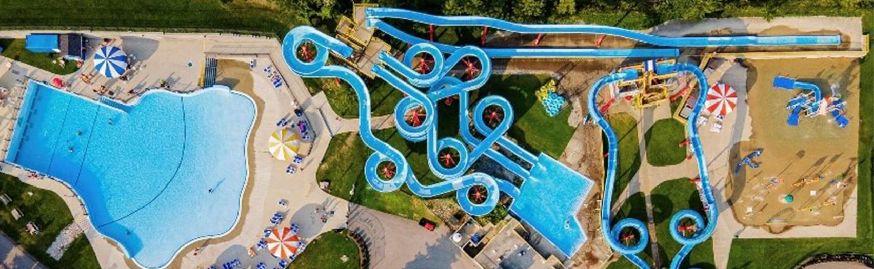 Water park from above.