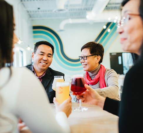 audience watching a band on stage