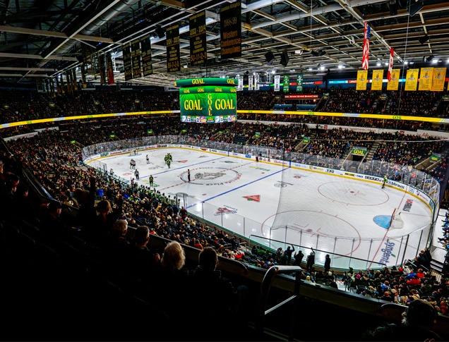 London Knights game at Canada Life Place in London, ON.