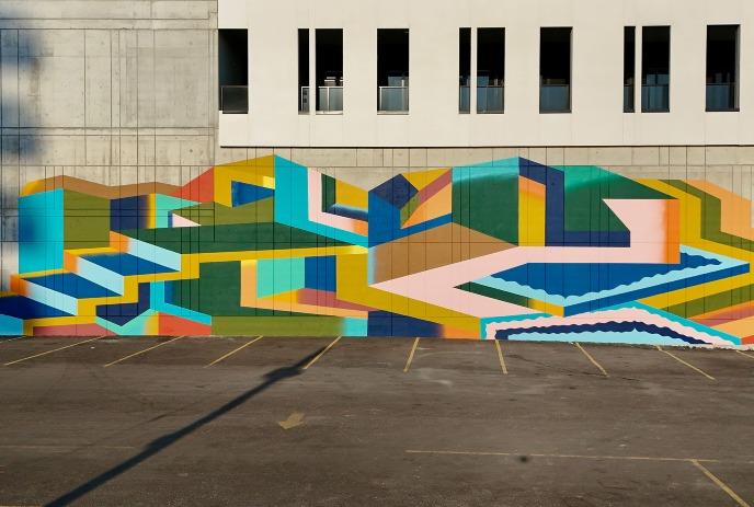 Forest City Portals mural at Centro