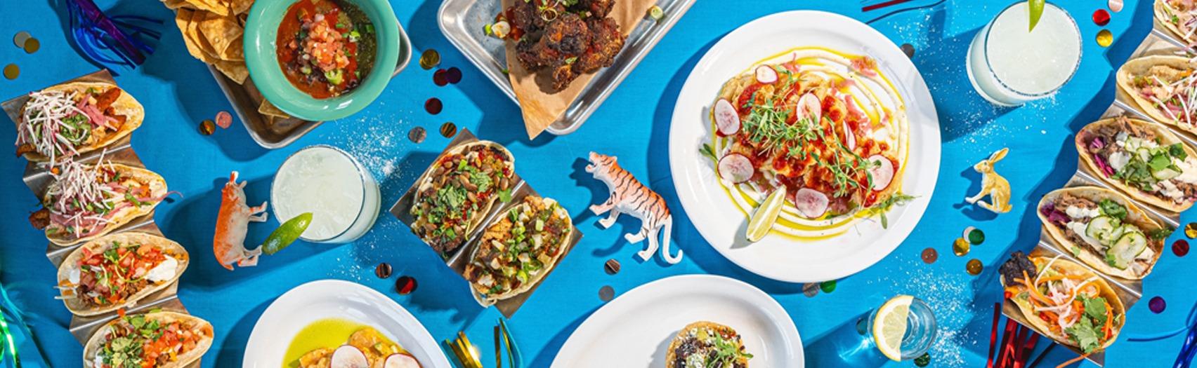 The Mule London showing Tacos, Tequila and more